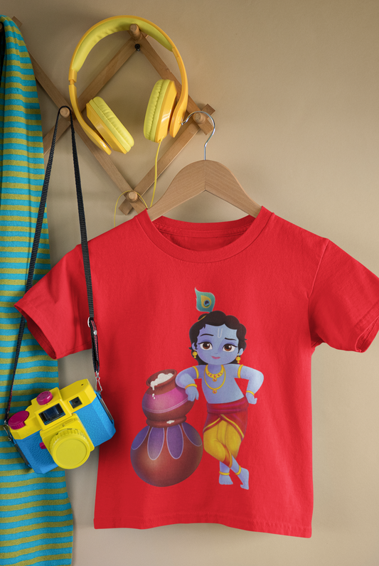✨ Butter Lover Krishna Kids T-shirt – Just ₹699! ✨