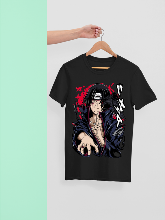 Itachi Uchiha – Crow of the Moonlit Clan | Naruto Genjutsu Tee