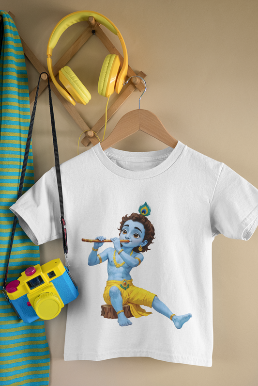 ✨ Bal Krishna Flute Kids T-shirt – Just ₹699! ✨