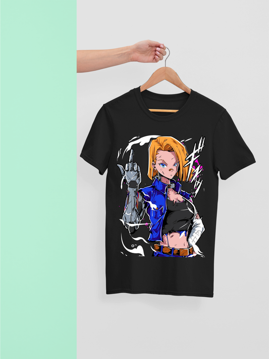 Android 18 – Ruthless Rebel Tee