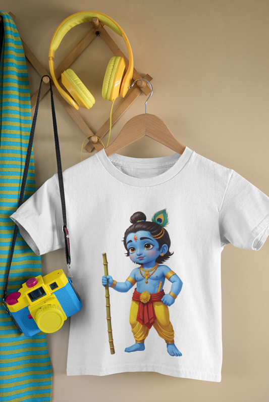✨ Little Krishna Warrior Kids T-shirt – Just ₹699! ✨