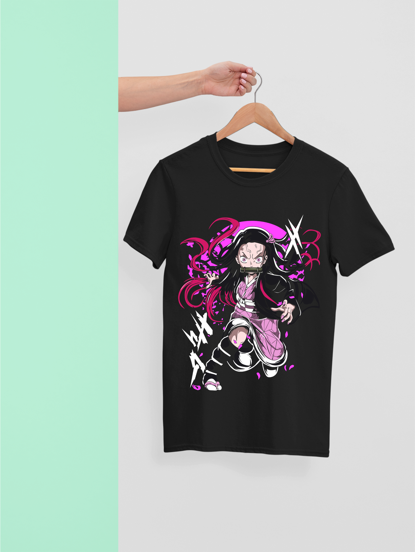 Nezuko Unleashed – Pink Fury in Motion
