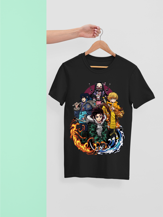 Demon Slayer Drip Squad | Modern Streetwear Edition Tee