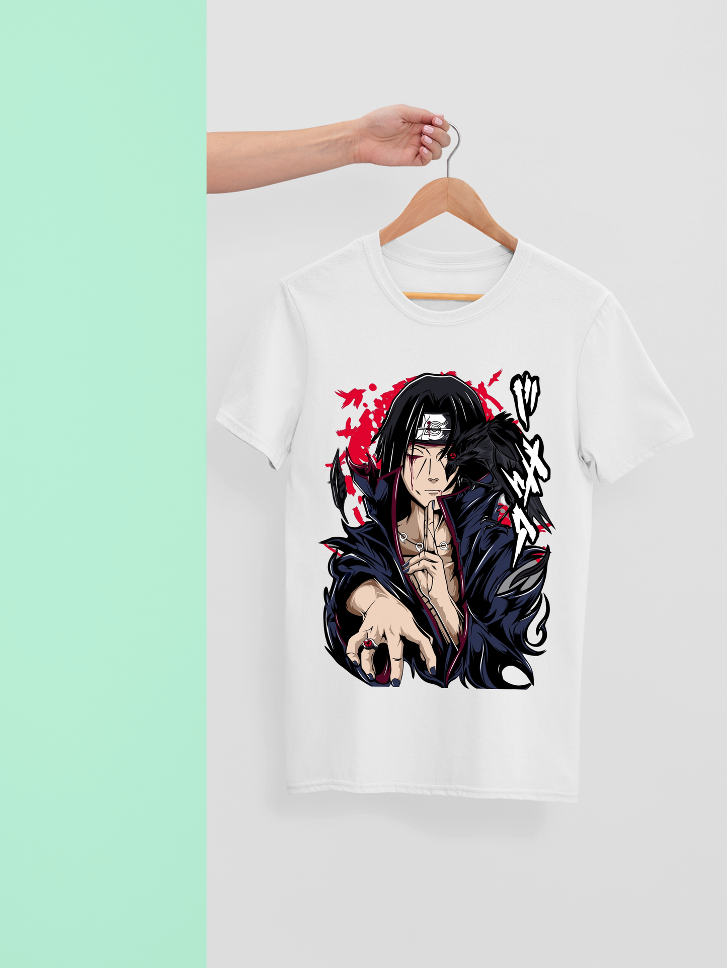 Itachi Uchiha – Crow of the Moonlit Clan | Naruto Genjutsu Tee