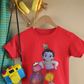 ✨ Butter Lover Krishna Kids T-shirt – Just ₹699! ✨