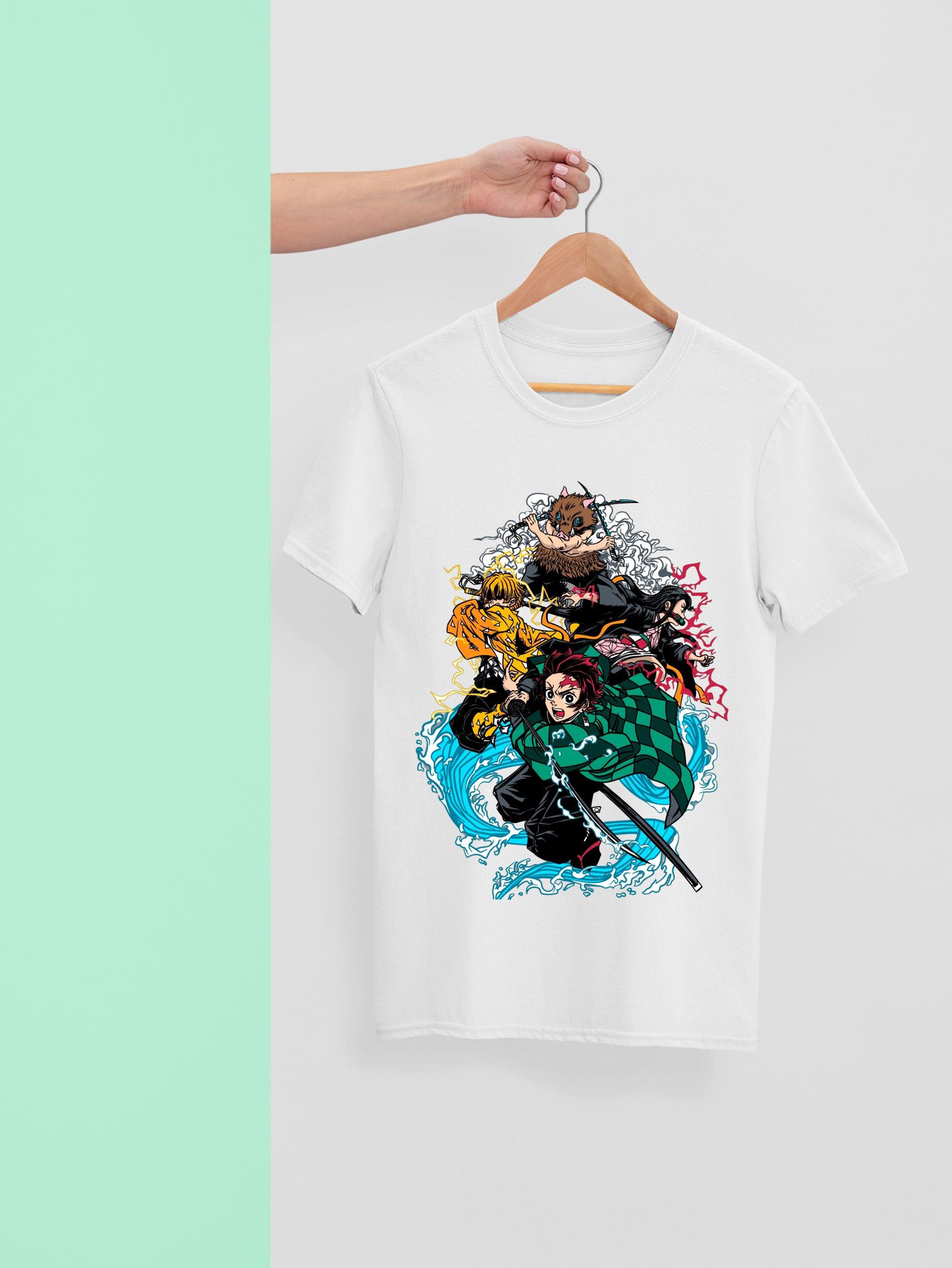Demon Slayer Core Squad – Breath of the Elements Tee
