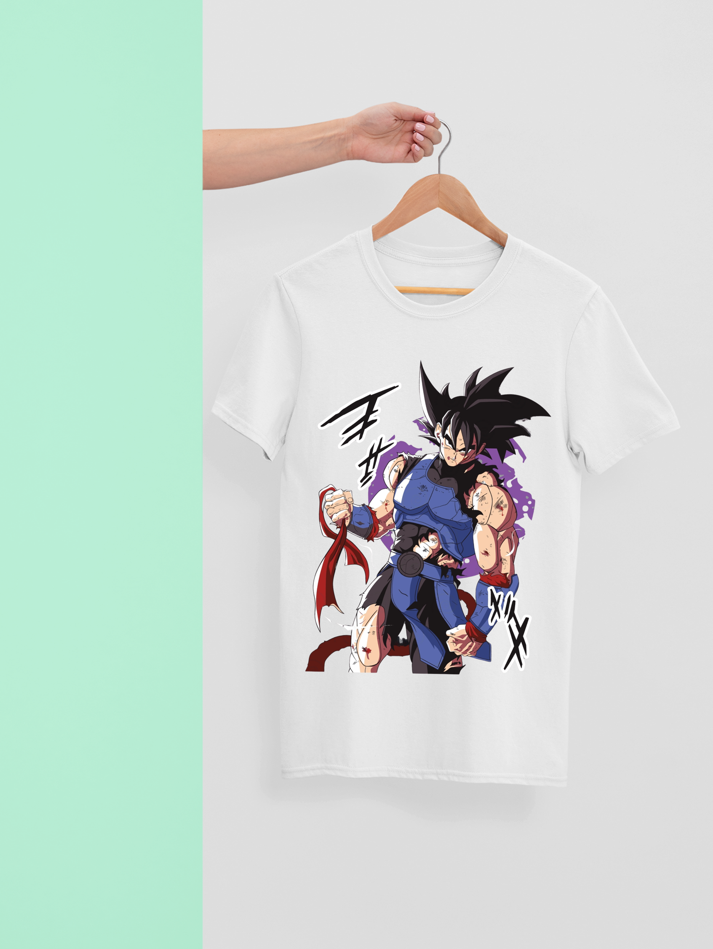 Bardock – Battle-Scarred Saiyan Pride Tee