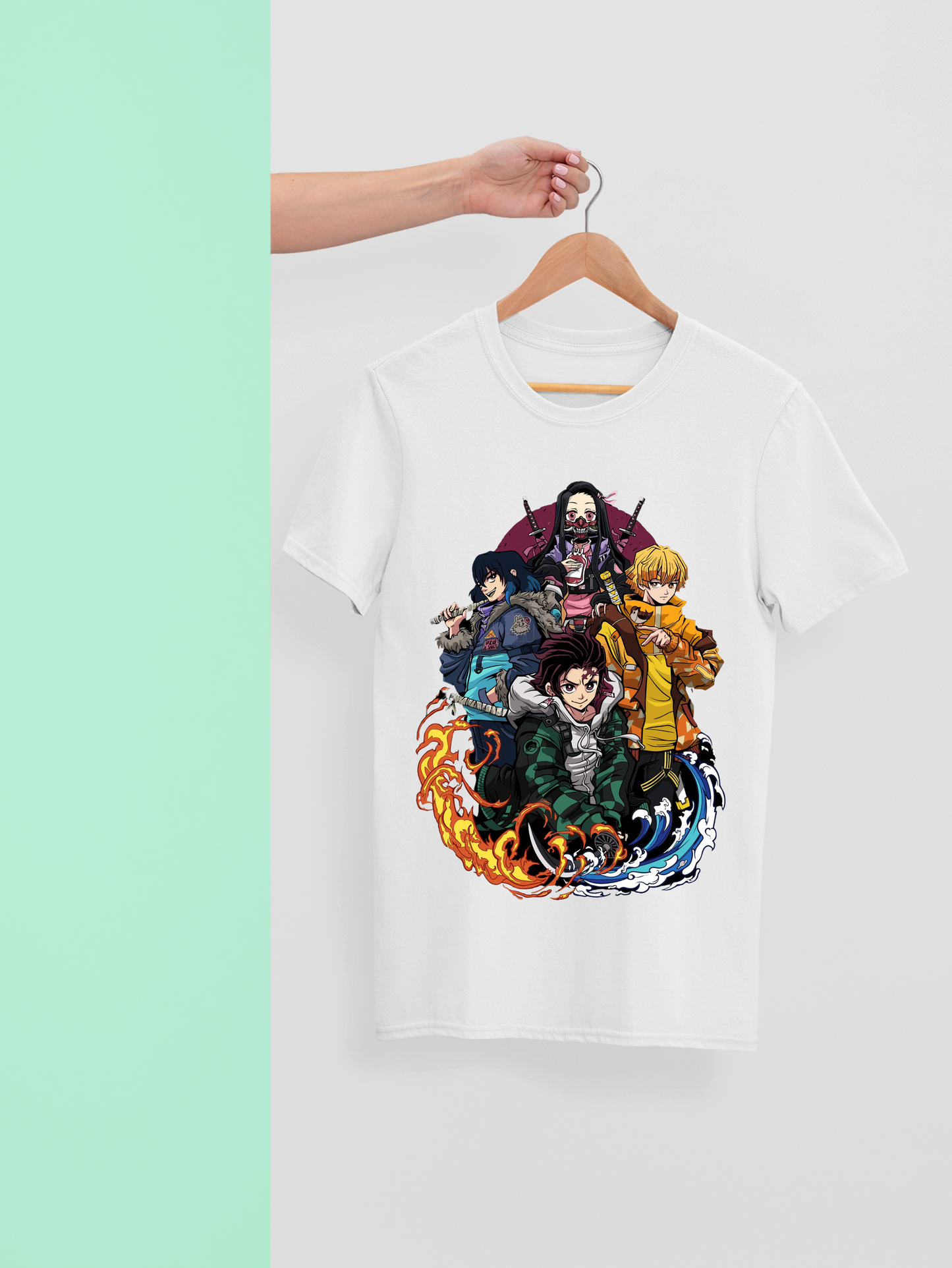 Demon Slayer Drip Squad | Modern Streetwear Edition Tee