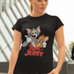 Girls’ Tom & Jerry Cartoon T-Shirt