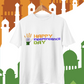 Tricolor Handprint T-Shirt – Indian Flag Edition