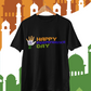 Tricolor Handprint T-Shirt – Indian Flag Edition
